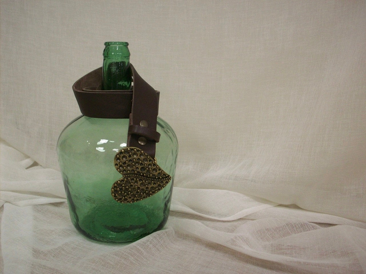 CINTURÓN PIEL CORAZÓN