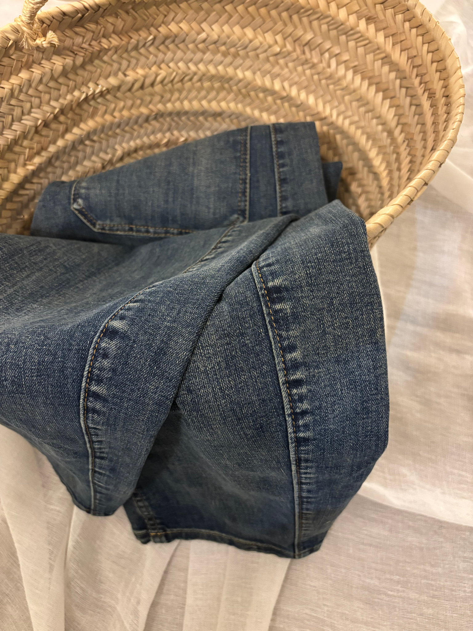 JEAN BALLON CLARO CON COSTURA