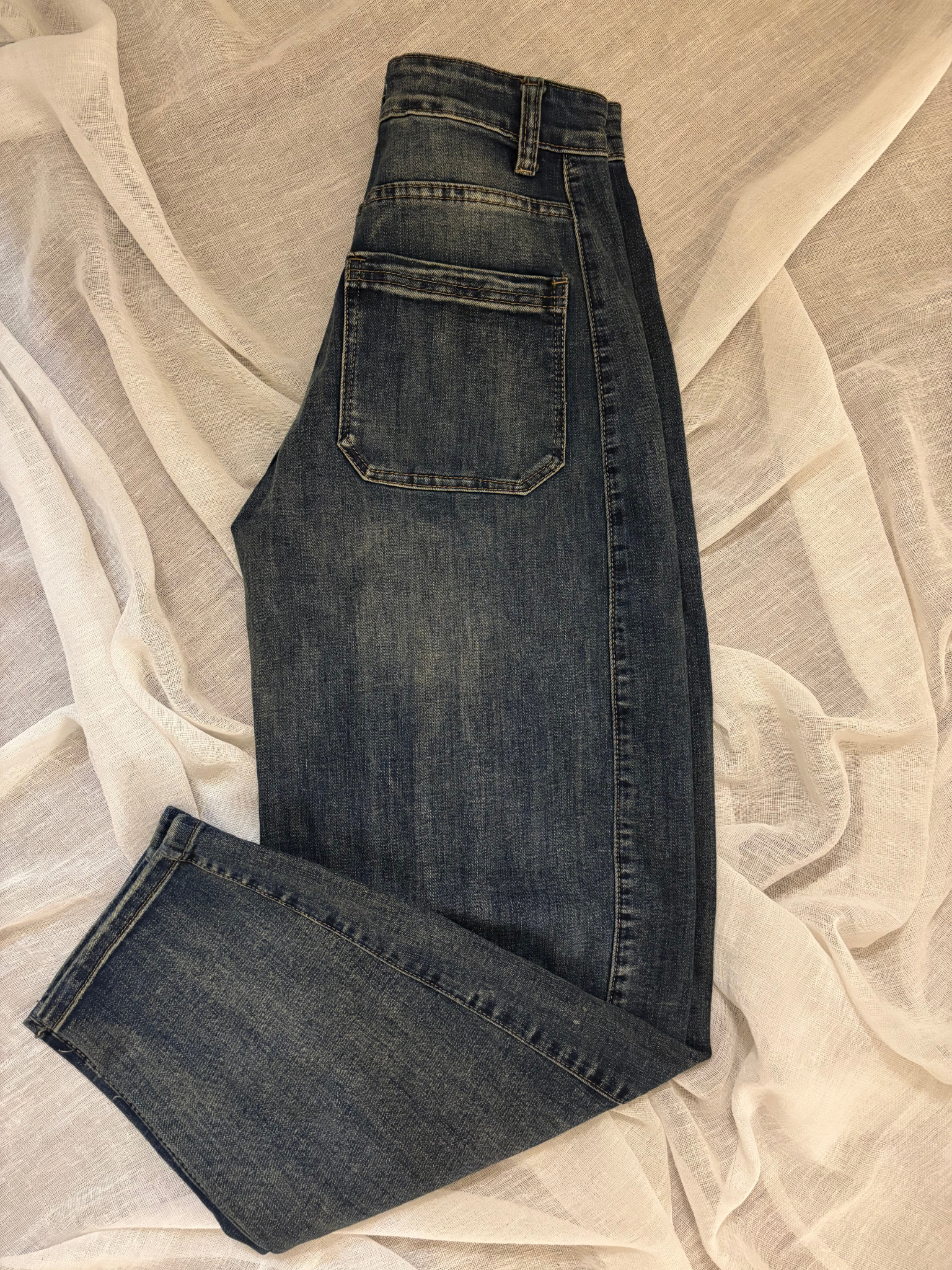 JEAN BALLON CLARO CON COSTURA