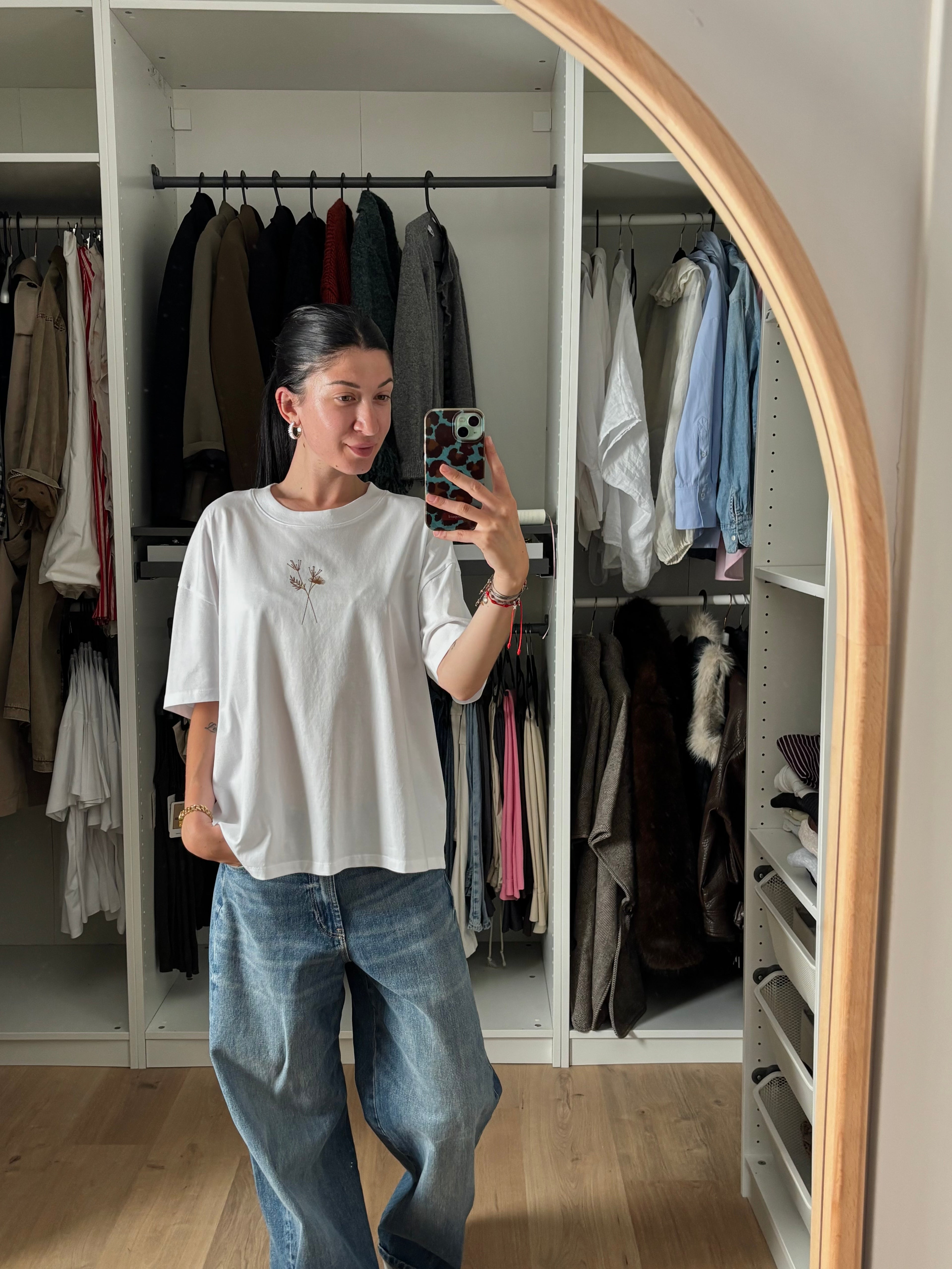 CAMISETA J.E ESTAMPADA OVERSIZE
