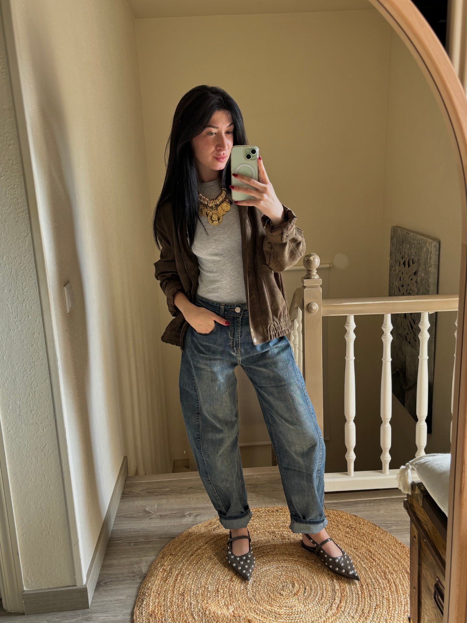 JEAN BALLON CLARO CON COSTURA